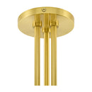 Contract furniture - Electroplated Black 3-Light Chandelier - www.oroatrade.com