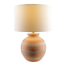 Contract furniture - Painted Round Base Table Lamp - www.oroatrade.com