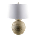 Contract furniture - Painted Round Base Table Lamp - www.oroatrade.com