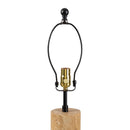 Contract furniture - Travertine Cream Linen Table Lamp - www.oroatrade.com