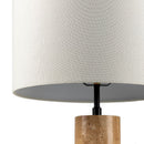 Contract furniture - Travertine Cream Linen Table Lamp - www.oroatrade.com