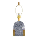 Modern European furniture - Gray Marble Accent Table Lamp - www.oroatrade.com