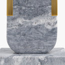 Modern European furniture - Gray Marble Accent Table Lamp - www.oroatrade.com
