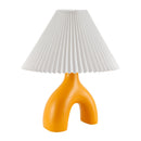 Hospitality furniture - Ceramic White Linen Table Lamp - www.oroatrade.com