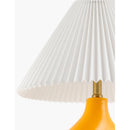 Hospitality furniture - Ceramic White Linen Table Lamp - www.oroatrade.com
