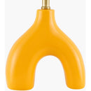 Hospitality furniture - Ceramic White Linen Table Lamp - www.oroatrade.com