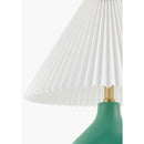 Hospitality furniture - Ceramic White Linen Table Lamp - www.oroatrade.com