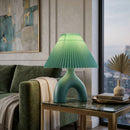 Hospitality furniture - Ceramic Cream Linen Table Lamp - www.oroatrade.com