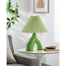 Hospitality furniture - Ceramic Cream Linen Table Lamp - www.oroatrade.com