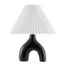 Hospitality furniture - Ceramic White Linen Table Lamp - www.oroatrade.com