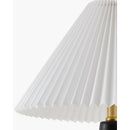 Hospitality furniture - Ceramic White Linen Table Lamp - www.oroatrade.com