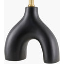 Hospitality furniture - Ceramic White Linen Table Lamp - www.oroatrade.com