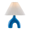 Hospitality furniture - Ceramic White Linen Table Lamp - www.oroatrade.com
