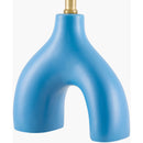 Hospitality furniture - Ceramic White Linen Table Lamp - www.oroatrade.com