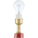Hospitality furniture - Ceramic White Linen Table Lamp - www.oroatrade.com