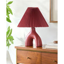 Hospitality furniture - Ceramic Cream Linen Table Lamp - www.oroatrade.com