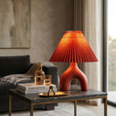 Hospitality furniture - Ceramic Cream Linen Table Lamp - www.oroatrade.com