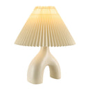 Hospitality furniture - Ceramic Cream Linen Table Lamp - www.oroatrade.com