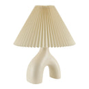 Hospitality furniture - Ceramic Cream Linen Table Lamp - www.oroatrade.com