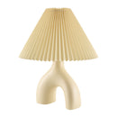 Hospitality furniture - Ceramic Cream Linen Table Lamp - www.oroatrade.com