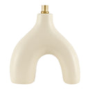 Hospitality furniture - Ceramic Cream Linen Table Lamp - www.oroatrade.com