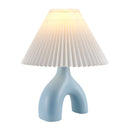 Hospitality furniture - Ceramic White Linen Table Lamp - www.oroatrade.com