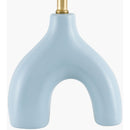 Hospitality furniture - Ceramic White Linen Table Lamp - www.oroatrade.com