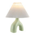 Hospitality furniture - Ceramic White Linen Table Lamp - www.oroatrade.com