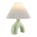 Hospitality furniture - Ceramic White Linen Table Lamp - www.oroatrade.com