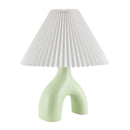 Hospitality furniture - Ceramic White Linen Table Lamp - www.oroatrade.com