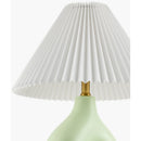 Hospitality furniture - Ceramic White Linen Table Lamp - www.oroatrade.com