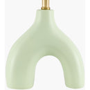 Hospitality furniture - Ceramic White Linen Table Lamp - www.oroatrade.com