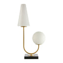 Modern European furniture - White 2-Light Accent Table Lamp - www.oroatrade.com
