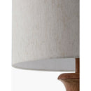 Modern European furniture - Beige Linen Accent Table Lamp - www.oroatrade.com