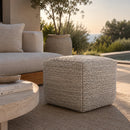 Hospitality furniture - Woven Cube Outdoor Pouf - www.oroatrade.com