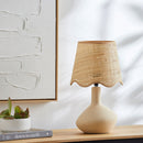 Hospitality furniture - Wavy Rattan Accent Table Lamp - www.oroatrade.com