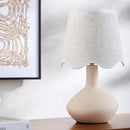 Hospitality furniture - Wavy Rattan Accent Table Lamp - www.oroatrade.com