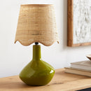 Hospitality furniture - Wavy Rattan Accent Table Lamp - www.oroatrade.com