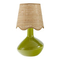 Hospitality furniture - Wavy Rattan Accent Table Lamp - www.oroatrade.com