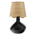 Hospitality furniture - Wavy Rattan Accent Table Lamp - www.oroatrade.com