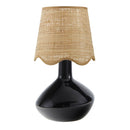 Hospitality furniture - Wavy Rattan Accent Table Lamp - www.oroatrade.com