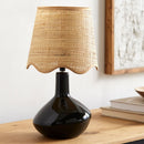 Hospitality furniture - Wavy Rattan Accent Table Lamp - www.oroatrade.com