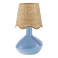 Hospitality furniture - Wavy Rattan Accent Table Lamp - www.oroatrade.com
