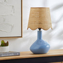 Hospitality furniture - Wavy Rattan Accent Table Lamp - www.oroatrade.com