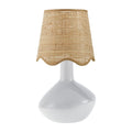 Hospitality furniture - Wavy Rattan Accent Table Lamp - www.oroatrade.com