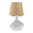 Hospitality furniture - Wavy Rattan Accent Table Lamp - www.oroatrade.com