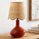 Hospitality furniture - Wavy Rattan Accent Table Lamp - www.oroatrade.com