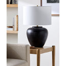 Contract furniture - Ceramic Linen Table Lamp - www.oroatrade.com