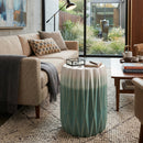 Modern European furniture - Ridged Ceramic Garden Stool - www.oroatrade.com