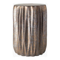 Modern European furniture - Ridged Ceramic Garden Stool - www.oroatrade.com